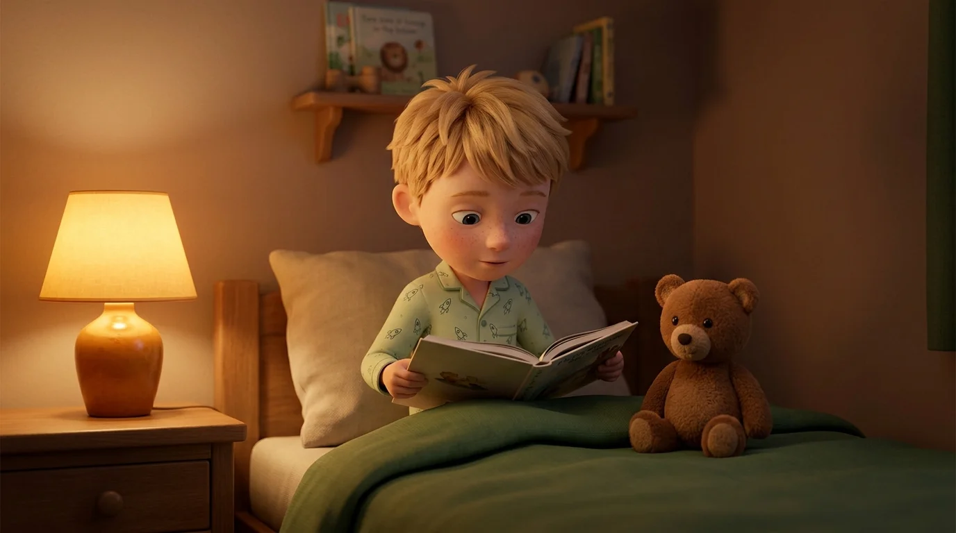 Personalised bedtime story for a 7-year-old