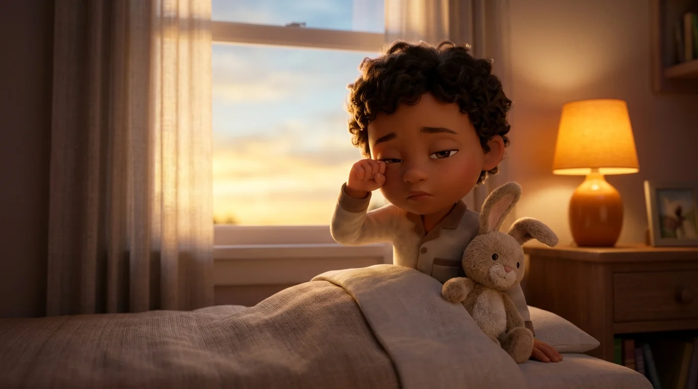 Story for a child who can't sleep in summer