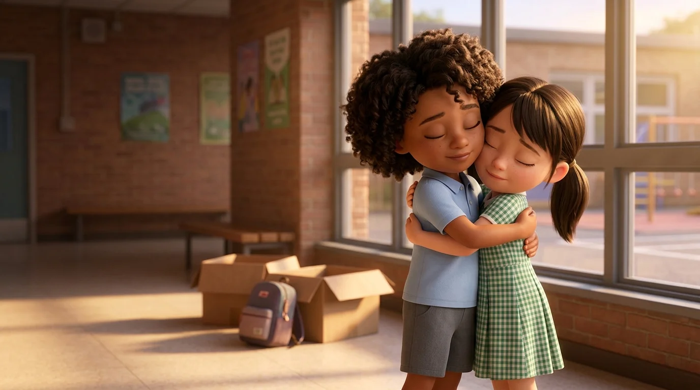 A bedtime story for saying goodbye to a best friend at year's end