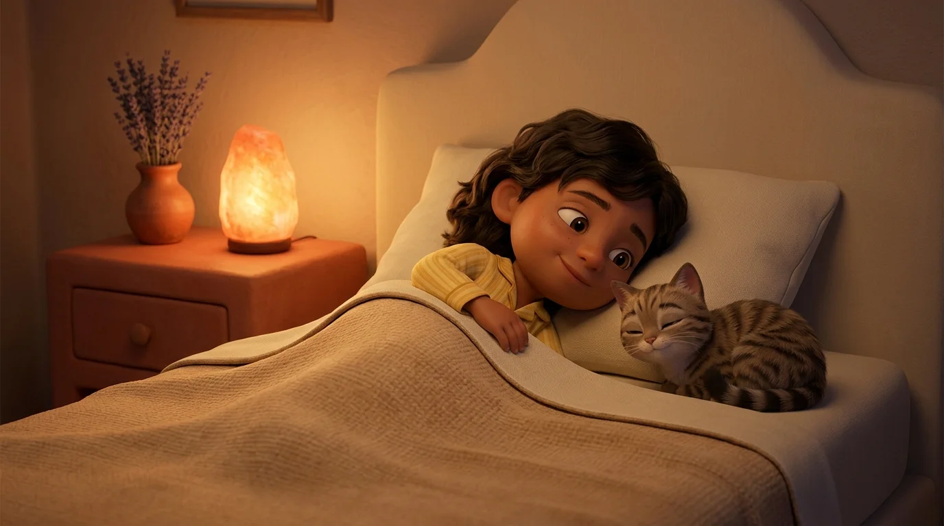 Cuento personalizado para un niño con miedo a la oscuridad