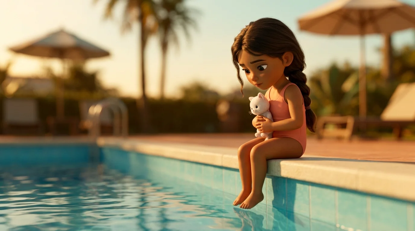 Cuento para un niño con miedo a la piscina