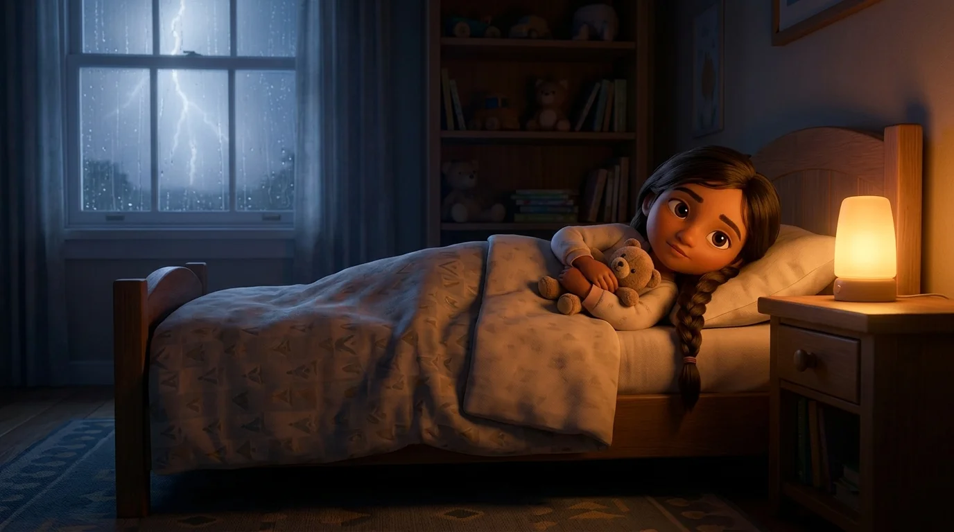 Cuento para un niño con miedo a los truenos