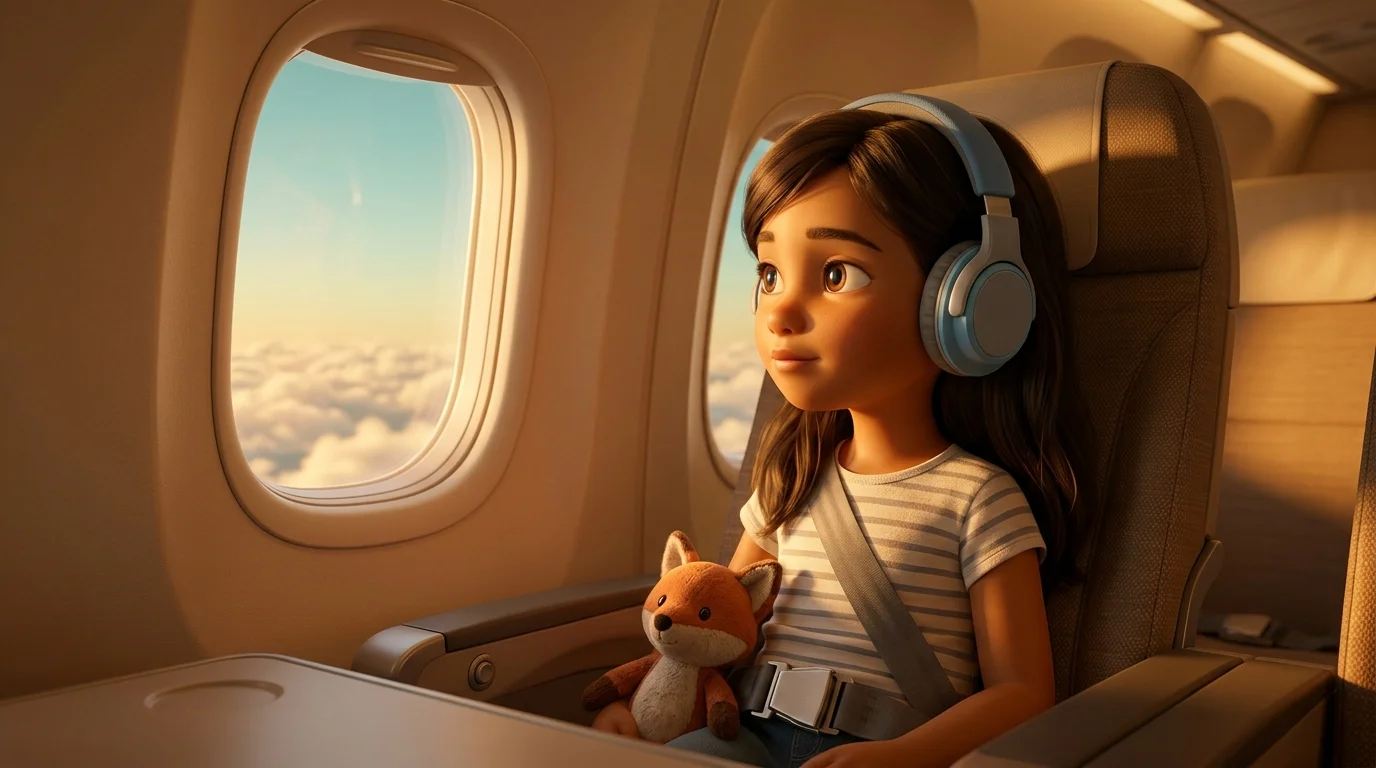 Cuento para un niño que viaja en avión en vacaciones