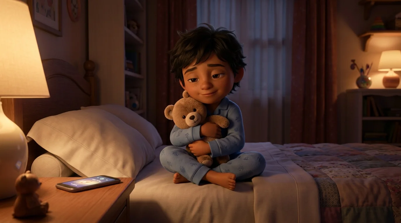 Cuento para un niño que duerme lejos de los padres