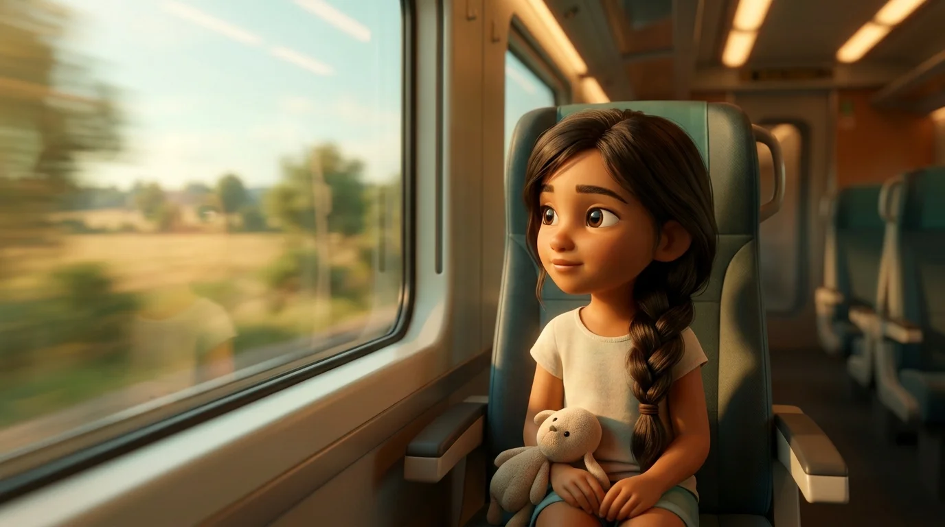 Cuento para niño que viaja en tren en vacaciones: ocupar el trayecto sin pantalla