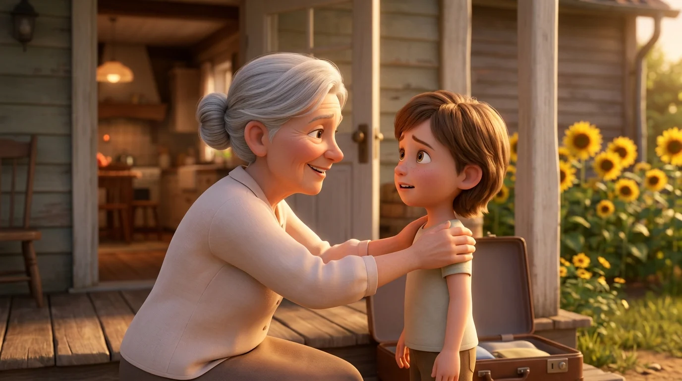 Histoire pour un enfant en vacances chez ses grands-parents