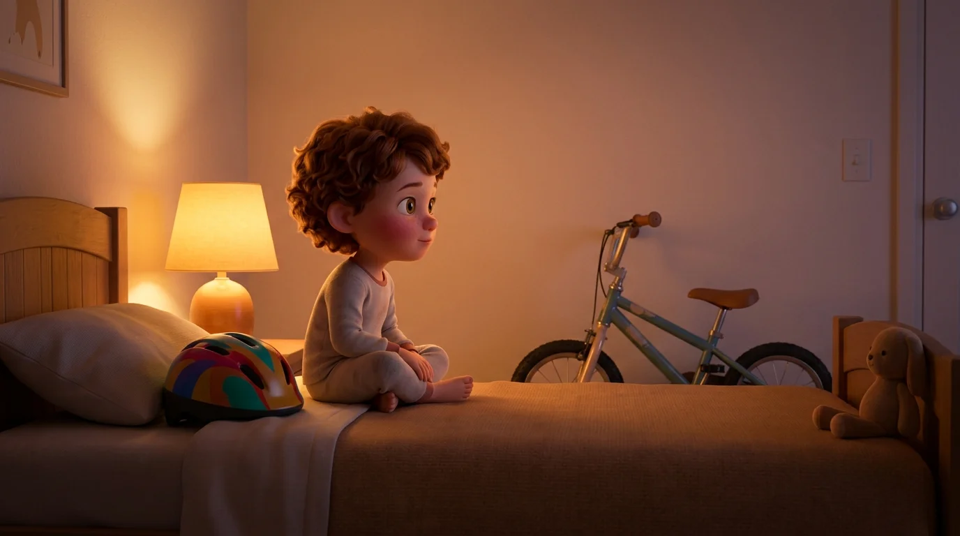Histoire pour un enfant qui apprend à faire du vélo