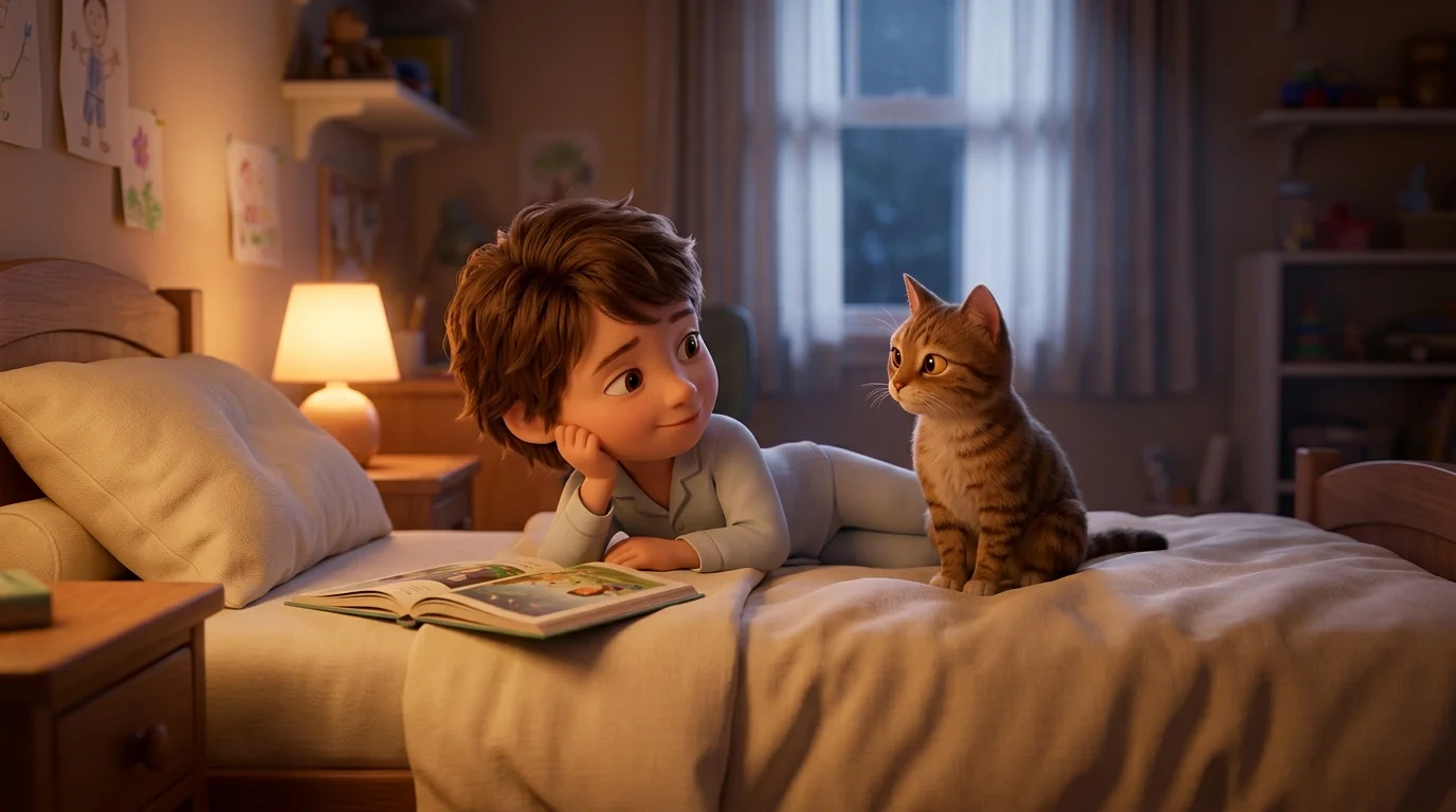 Mettre votre chat dans une histoire du soir personnalisée