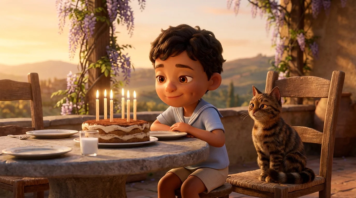 Storia di compleanno personalizzata