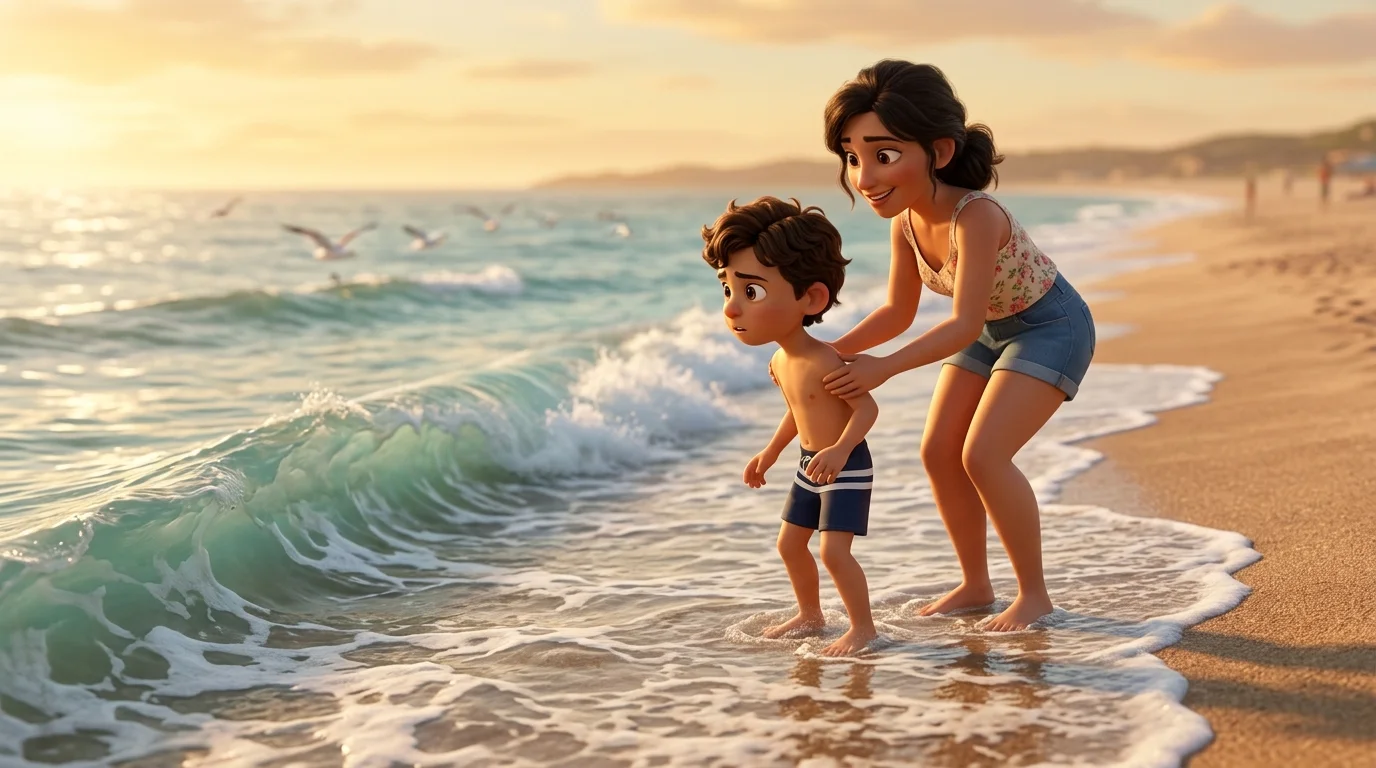 Storia per un bambino che ha paura delle onde