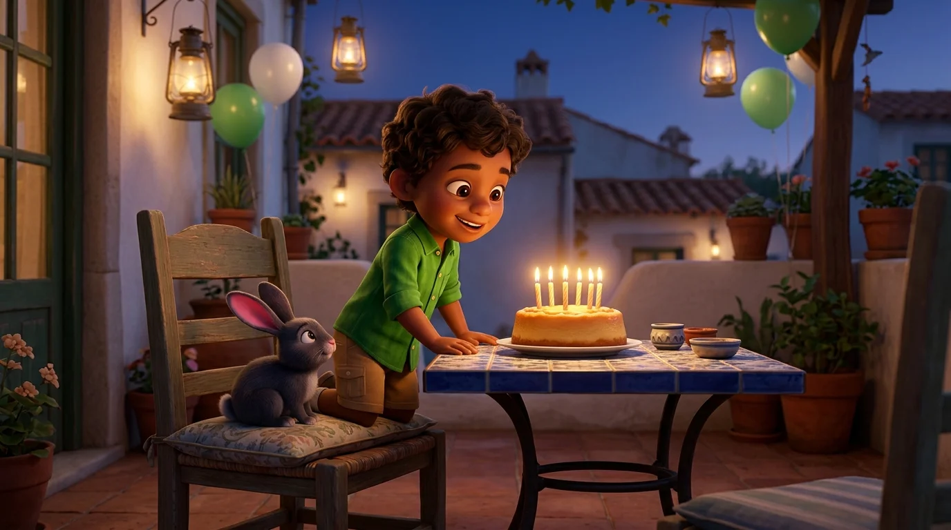 História de aniversário personalizada