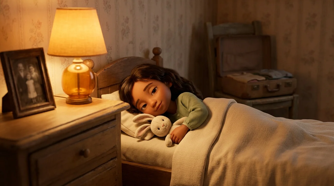 Quando a sua criança dorme pela primeira vez em casa dos avós